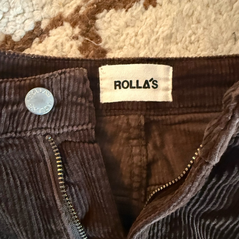 ROLLA’S High Rise Eastcoast Corduroy Stretch Flare Jeans - Picture 9 of 12